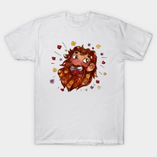 bomBARDed - Happy Raz'ul with flowers T-Shirt